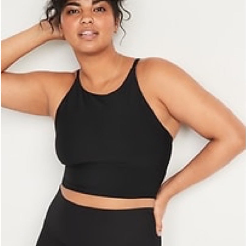 Old Navy Powersoft light support longline sports bra size 4X